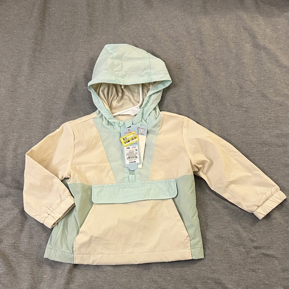 Cat &‎ Jack Mint and Cream Jacket